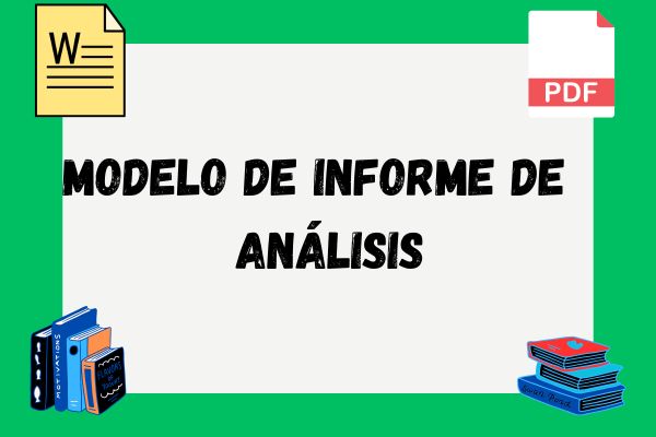 Modelo de informe de análisis